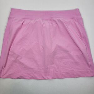 Member's Mark Women's Built-In Short Stretch Woven Active Skort‎ Pink Large New
